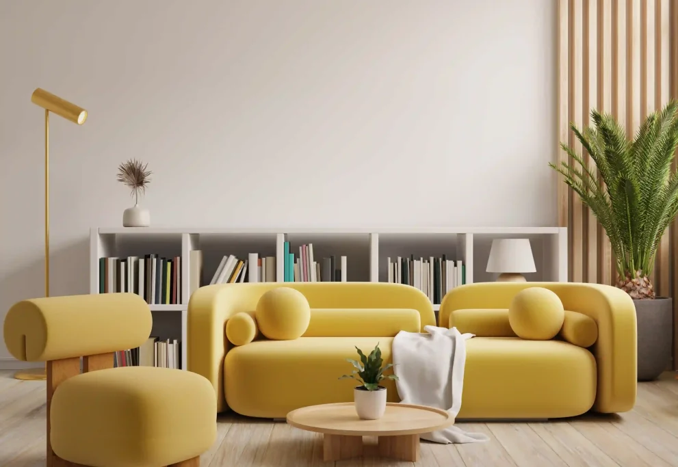 library-interior-with-yellow-sofa-and-yellow-armch-2026-01-08-07-12-58-utc color schemes and furniture layout